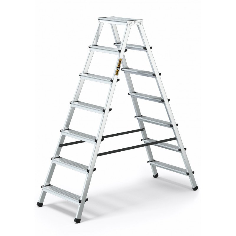 Seven-Step Aluminium Double-Sided Household Ladder 125kg